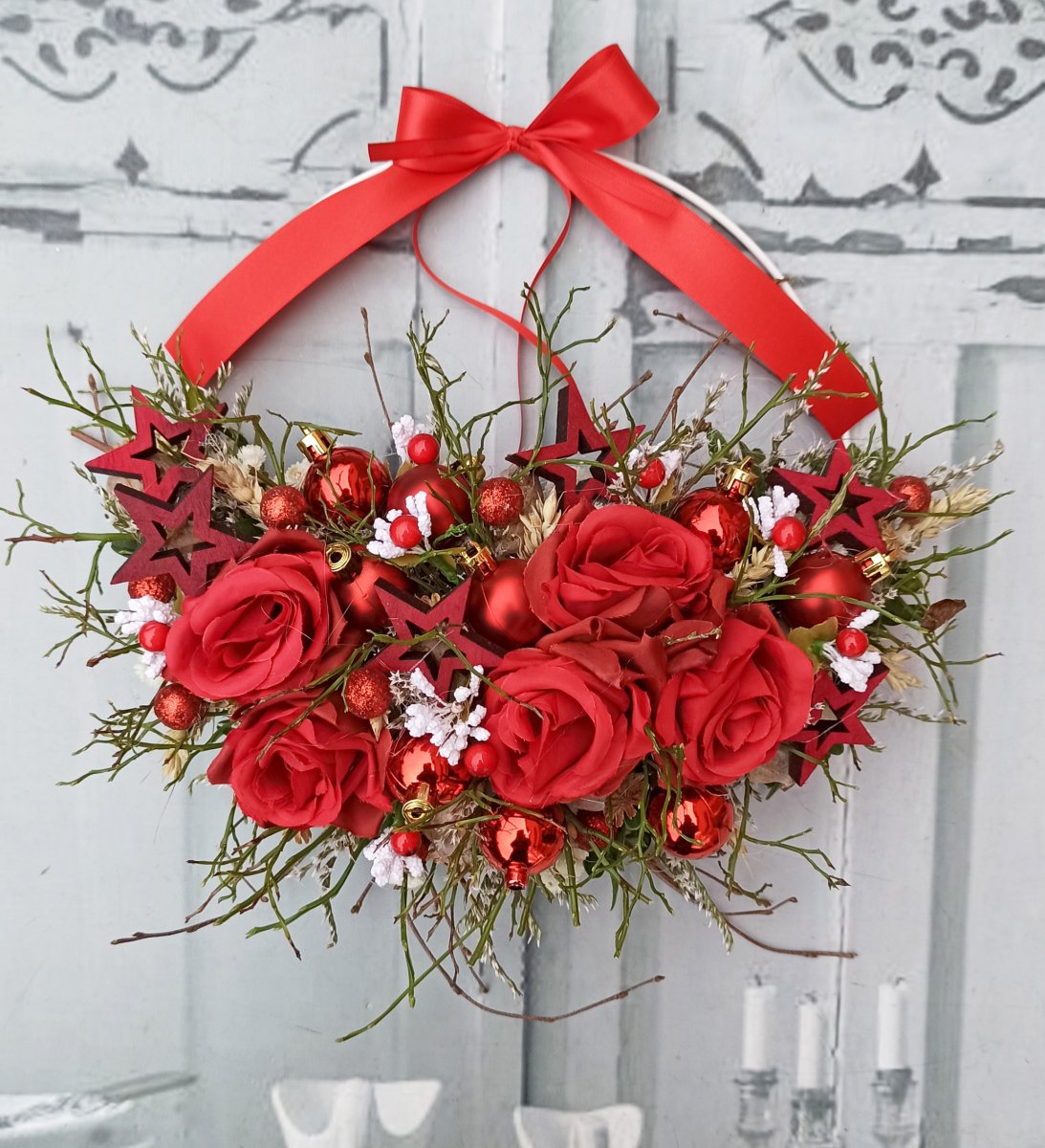 Věneček tenký vánoční