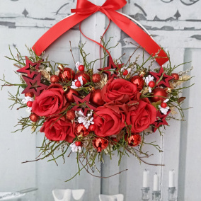 Věneček tenký vánoční