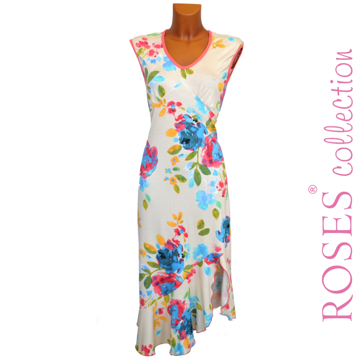 Letní šaty ANNE béžové