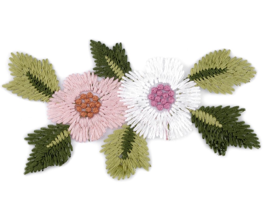 Aplikace květy na monofilu