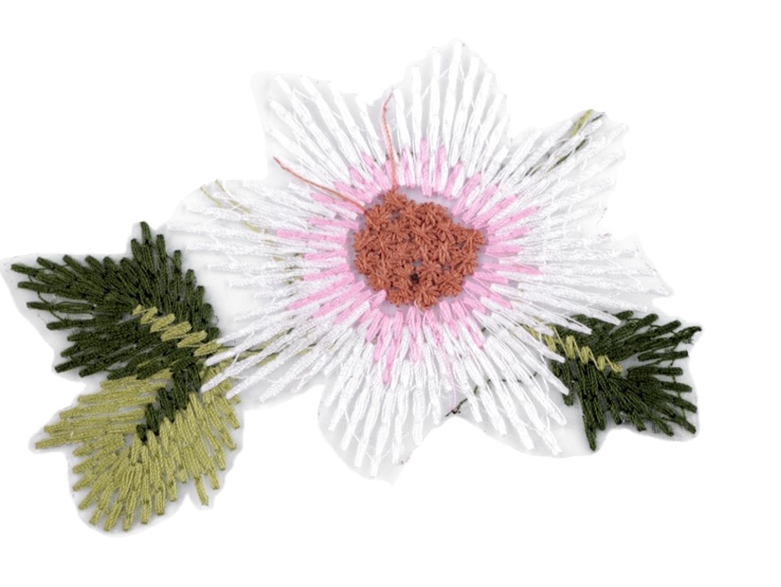 Aplikace květ na monofilu