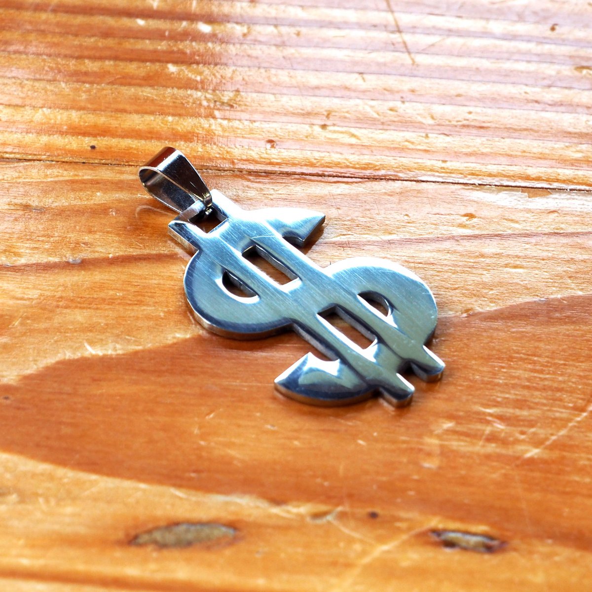 Přívěšek Dolar - 1ks - Nerezová Ocel