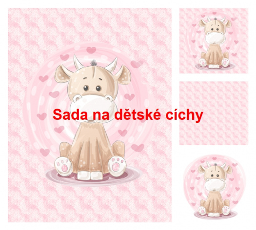 Autorská sada bavlněných panelů na peřinku č.46