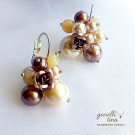 Náušnice zlatý podzim