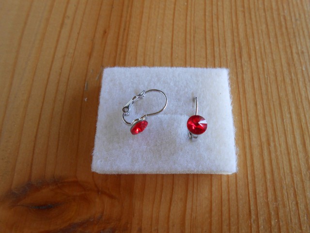 Náušnice dětské se swarovski rivoli