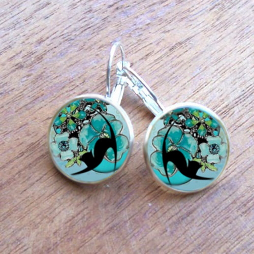 Náušnice z pryskyřice