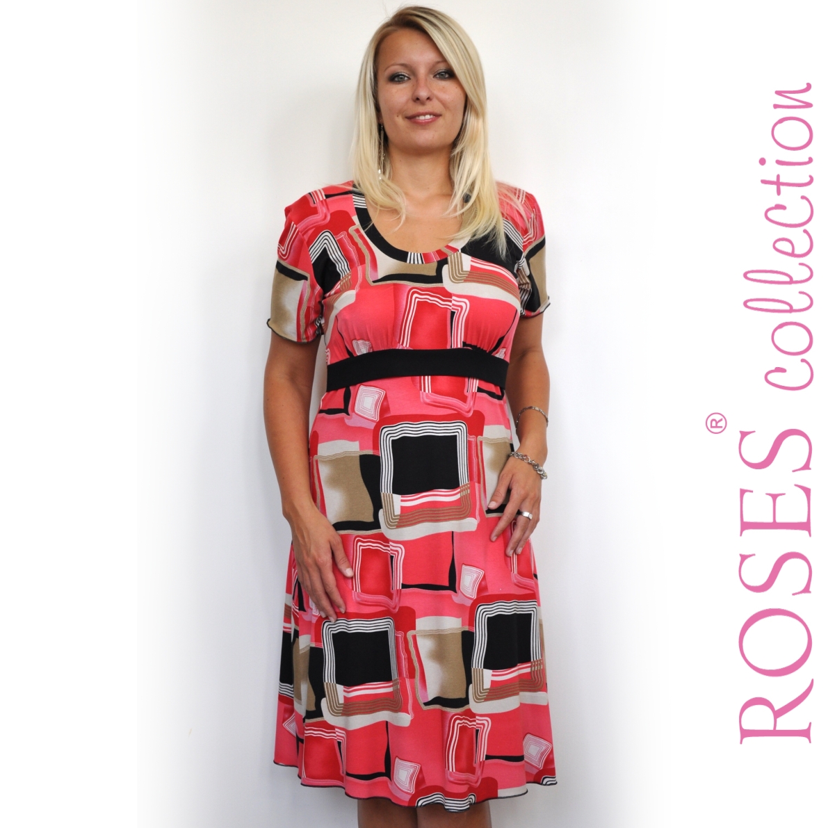 Letní šaty ISABELLA červené