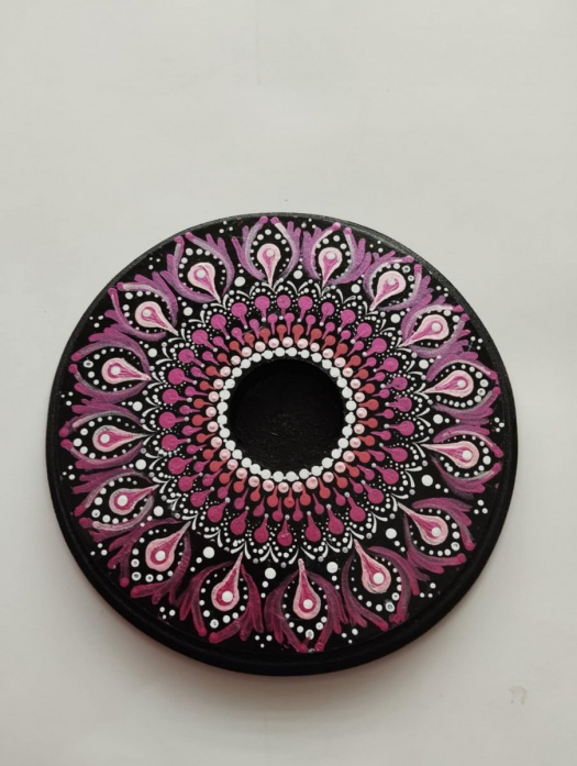 Svícen  mandala  velký