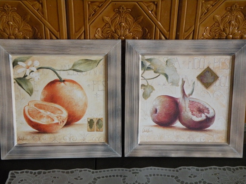 Sada 2 obrázky - středomořské plody