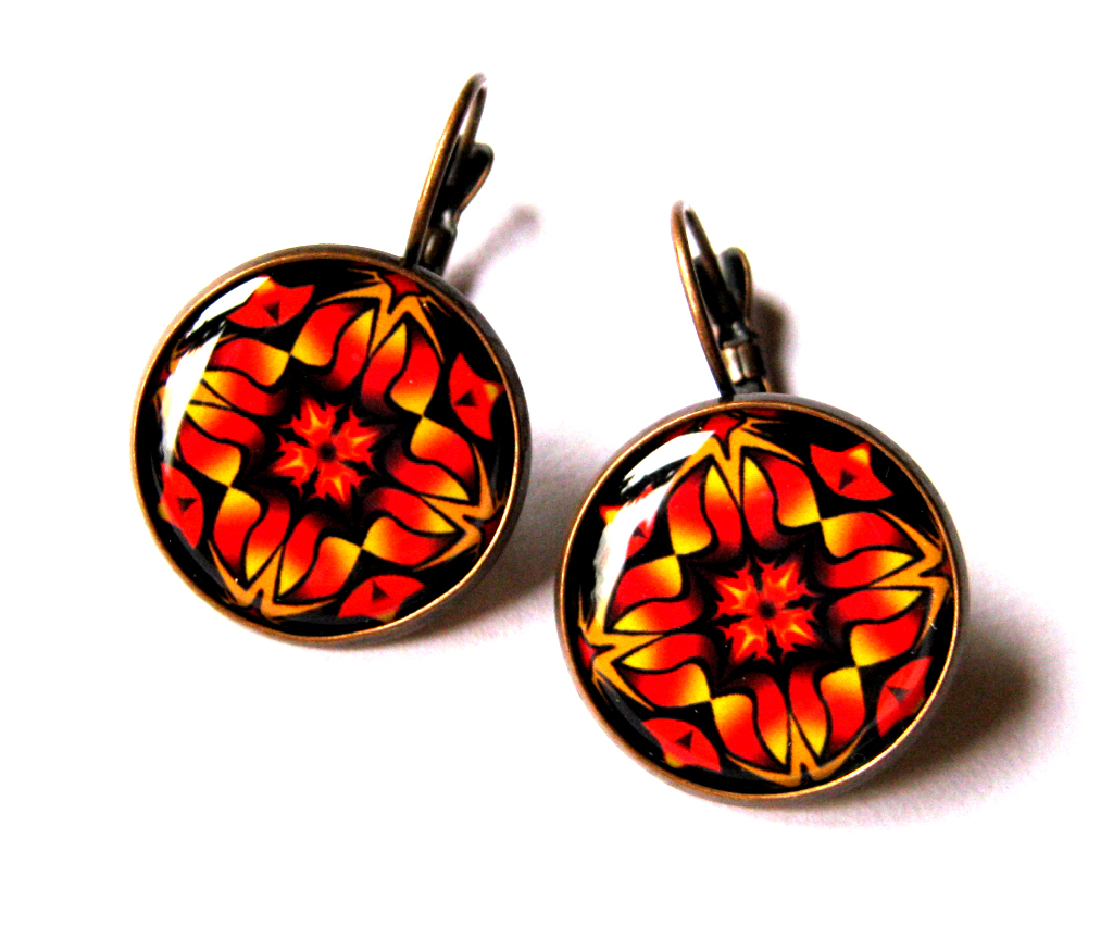 Mandala - Květ ohně 