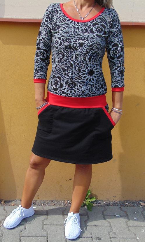 VÝPRODEJ - Šaty omalovánka XXL