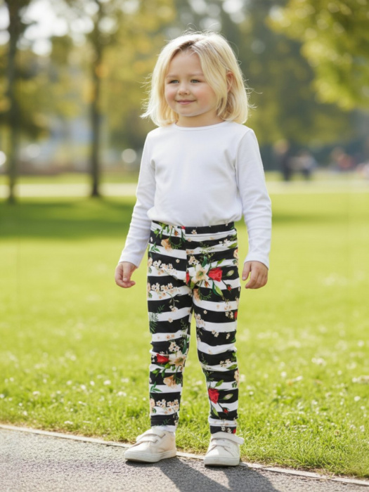 Dětské legíny Pruhy - 98,104,110