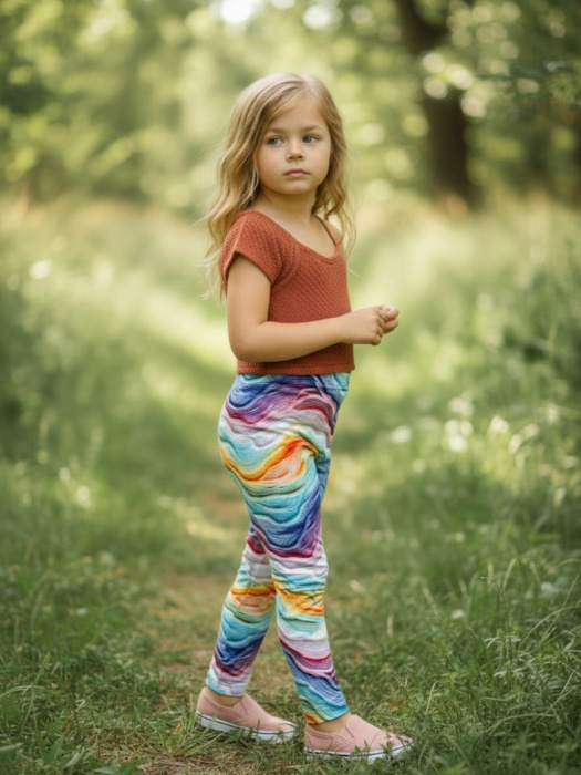 Dětské legíny Duha - 134,140