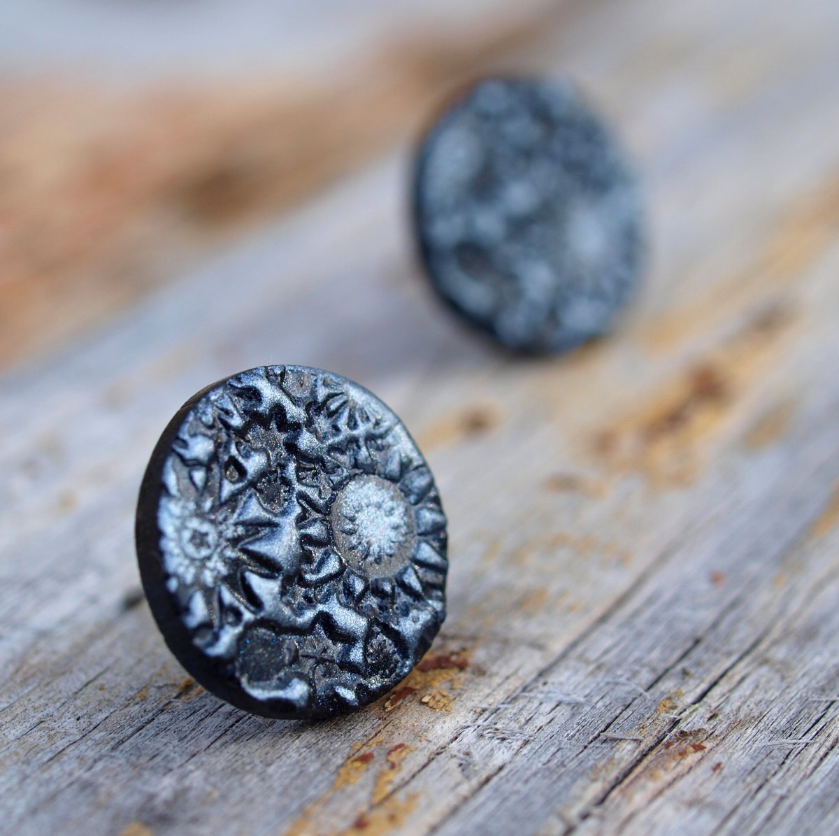 Puzetky - kytičky stříbrné