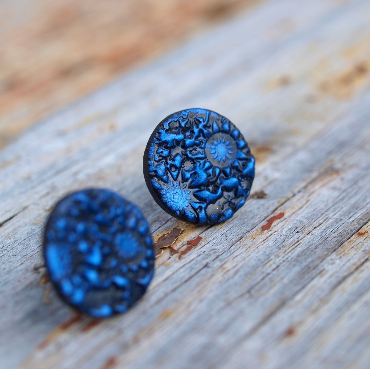 Puzetky - kytičky modré