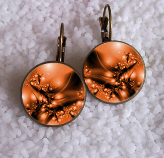 Náušnice z pryskyřice