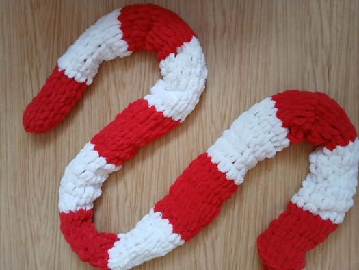 Měkká pletená maxi šála puffy Vánoční