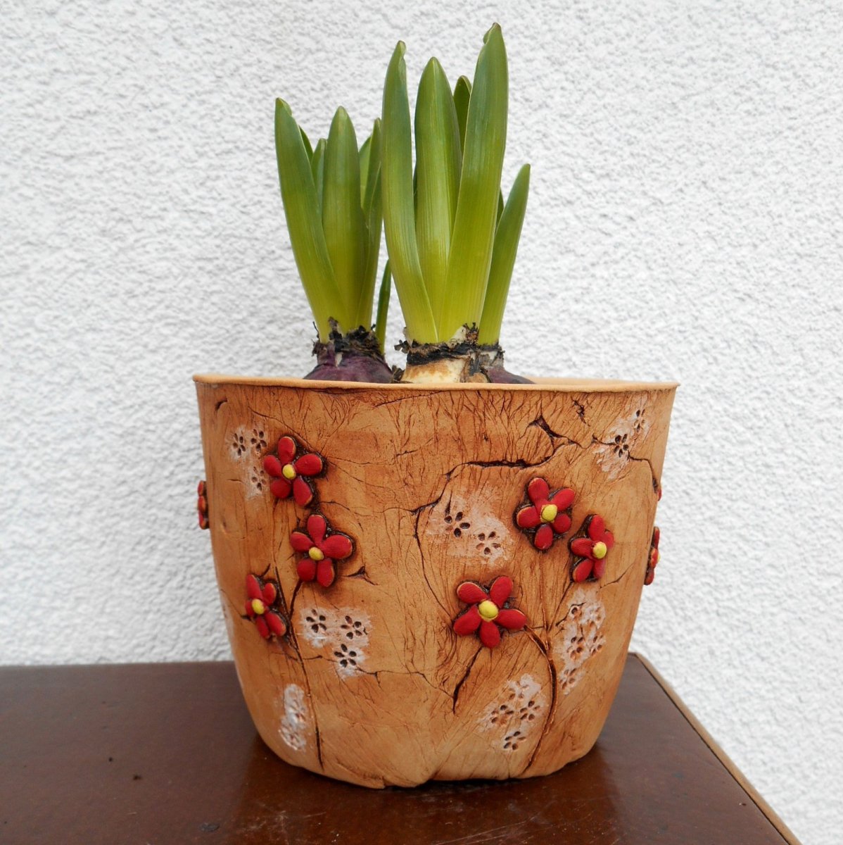 Květník - červené kytičky