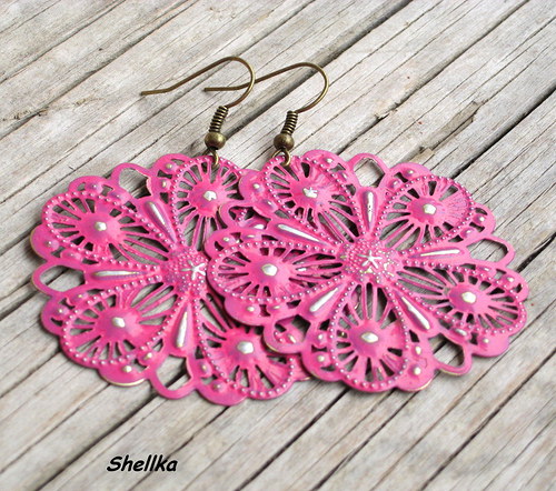 Náušnice ,,KVĚTY,,5