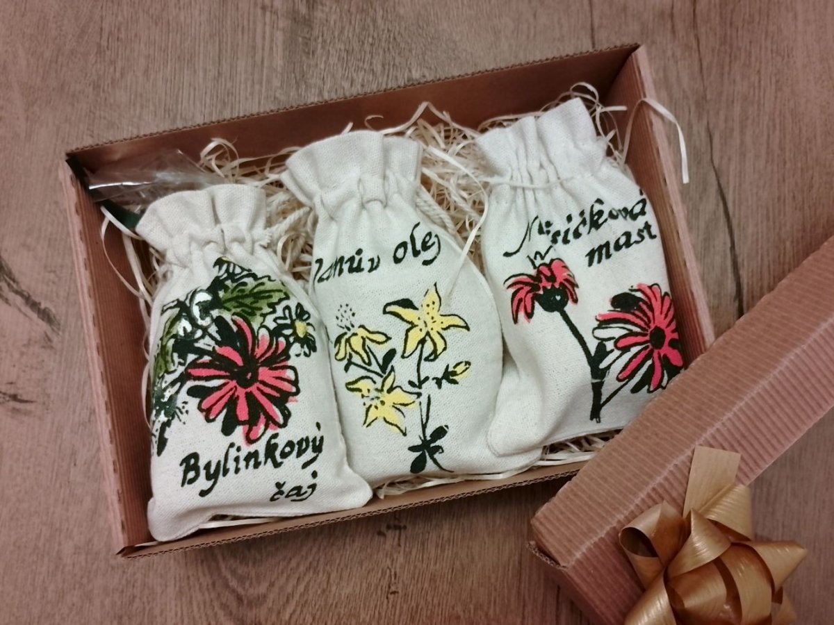 Domácí bylinková sada v dárkovém balení