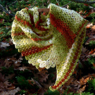 Háčkovaný šátek - barvy podzimu
