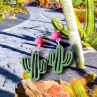 Náušnice - kvetoucí kaktus