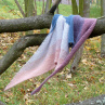Pletený šátek - pavučinka (merino)
