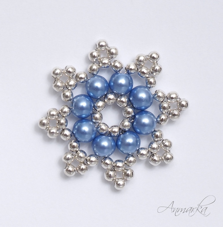 sluníčko modro-stříbrné 3