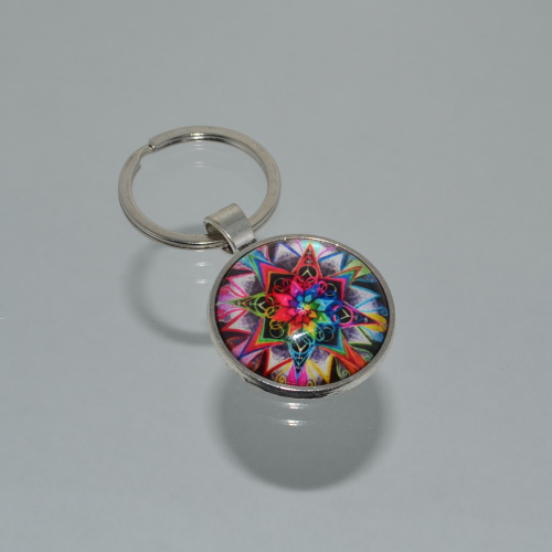 Přívěsek na klíče - mandala (3753)