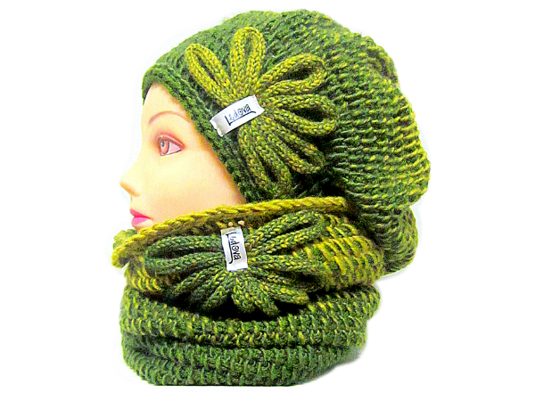 ༺♥༻ OMBRÉ SET V HOŘCICE A KHAKI༺♥༻