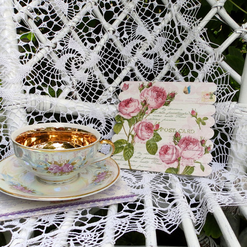 Podtácek, tácek - růže stolistá