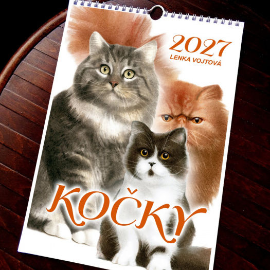 Kalendář 2027 - KOČKY