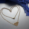 Řetízek se srdíčkem - pozlacená S.Steel