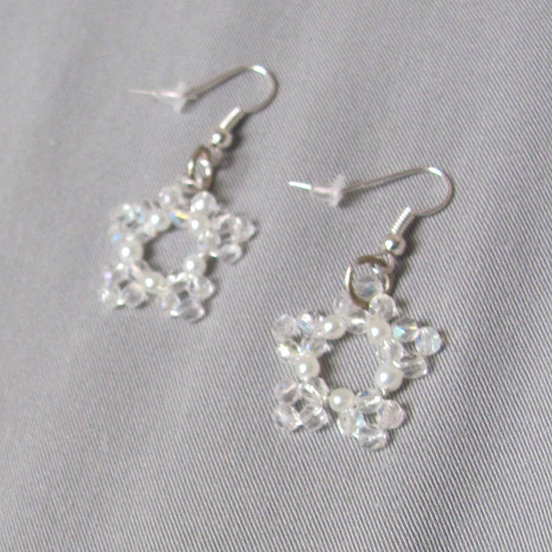 Sněhové vločky čiré 2, malé