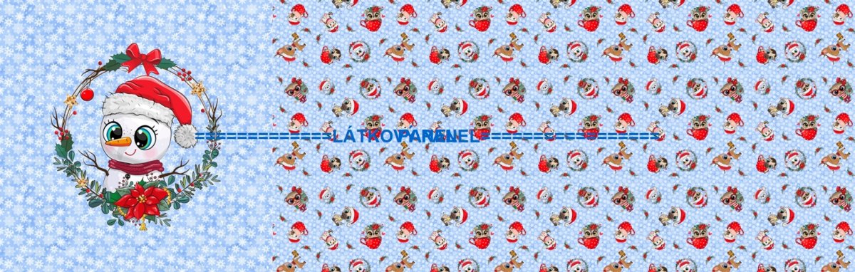 Panel - varianta bavlna,úplet či letní softshell  50x145cm/úplet 157cm, 139cm soft   224-53