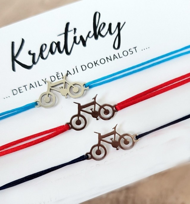 náramek pro cyklist(k)y, nerezová ocel