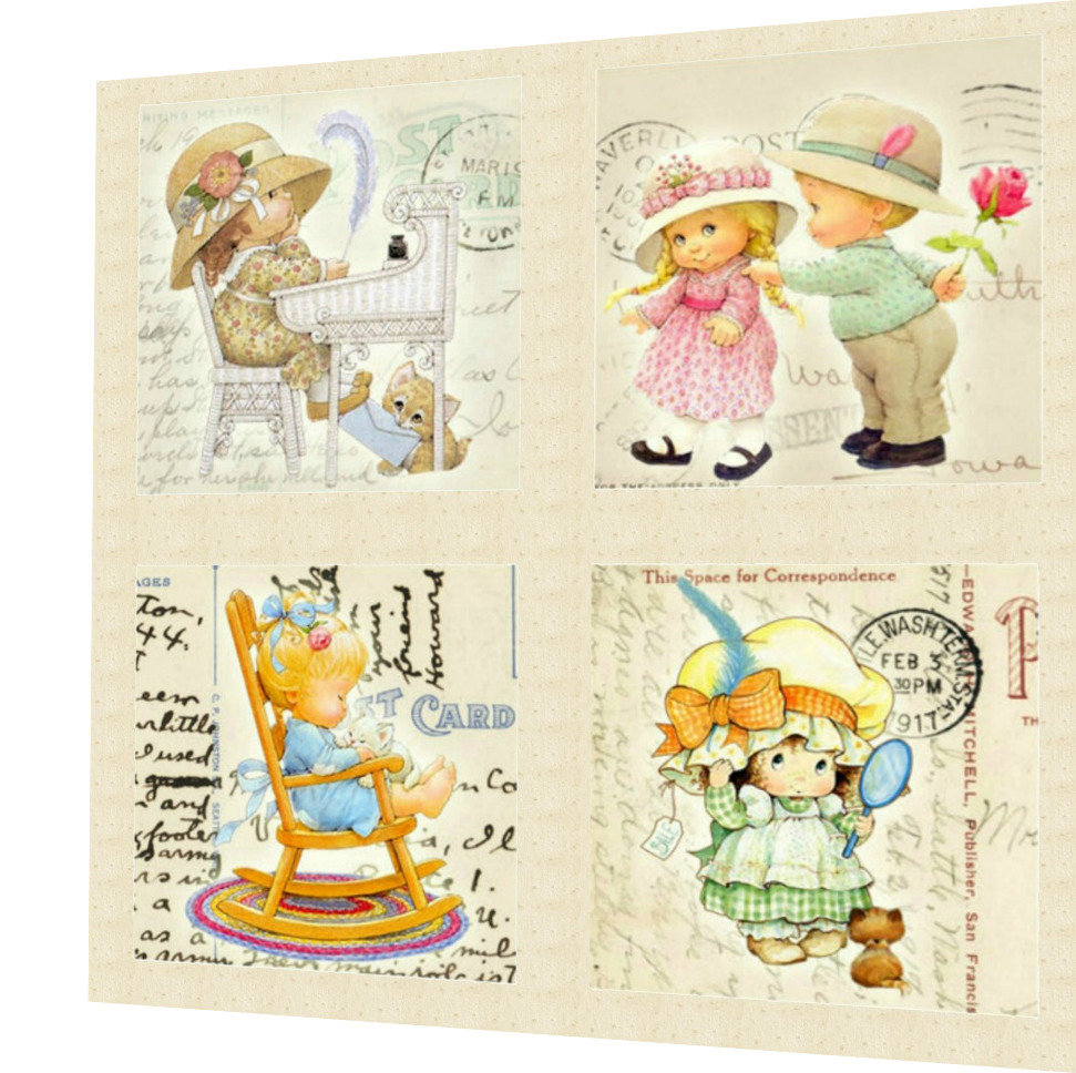 BAVLNĚNÝ PANEL - SADA 29 x 29 cm 5gs23