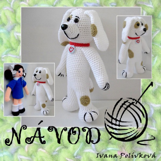 Návod - háčkovaný pejsek Flíček