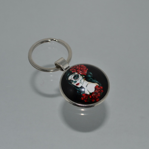 Přívěsek na klíče - dáma (3988)