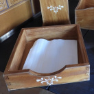 Rustikální zásobník na ubrousky