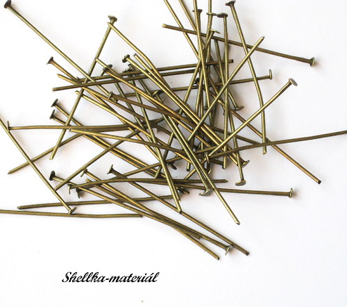 62.Nýty bronz/ 35mm/ 50 kusů