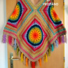 "Boho" pončo - pro dospělé (na zakázku)