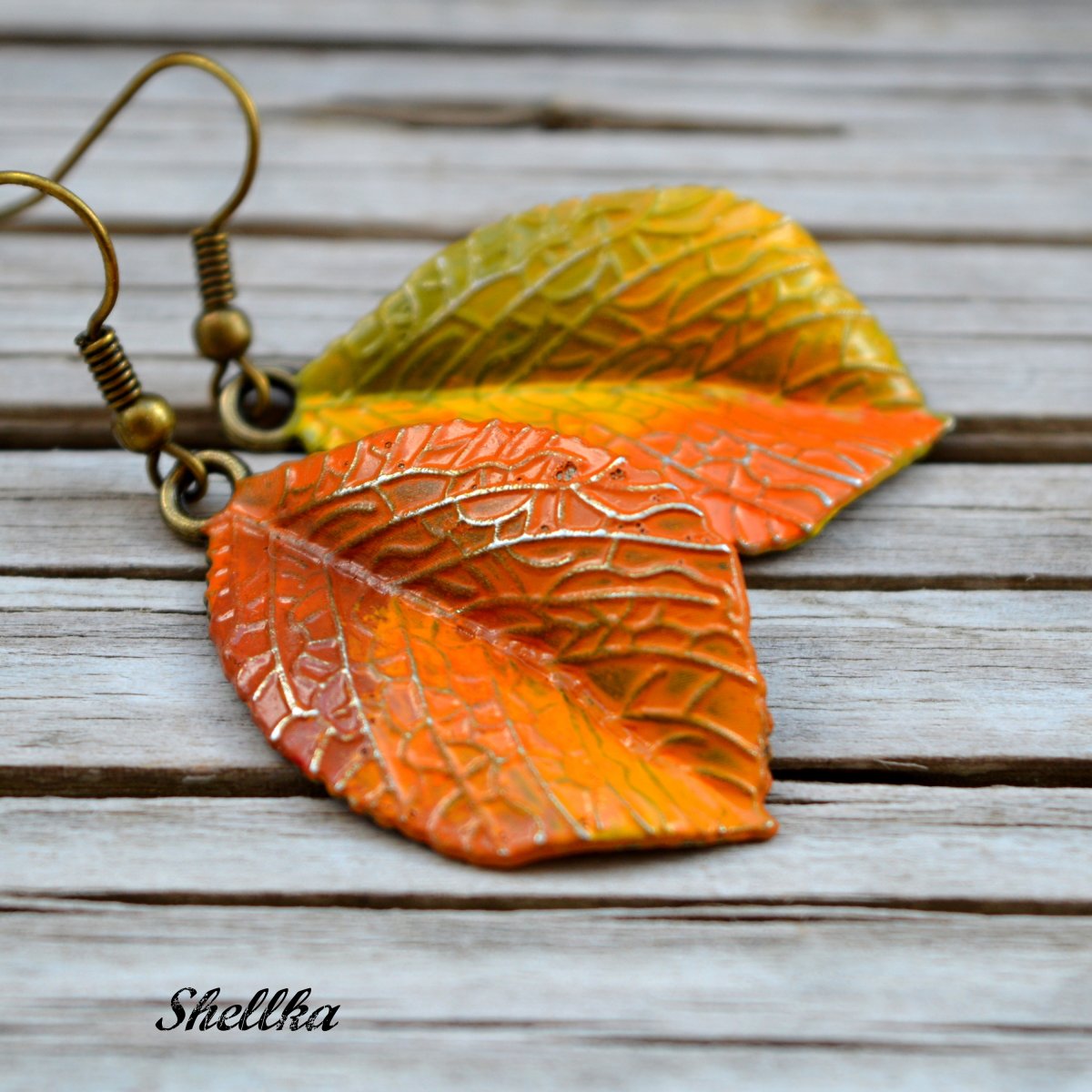 Náušnice ,,AUTUMN LEAVES,,