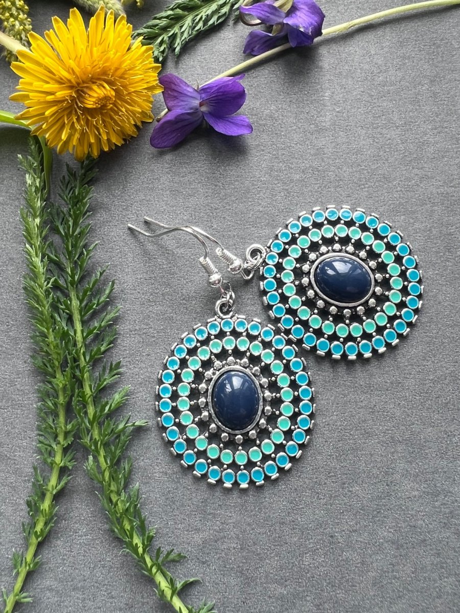 Oválné náušnice 01