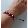 Náramek Shamballa s korálky