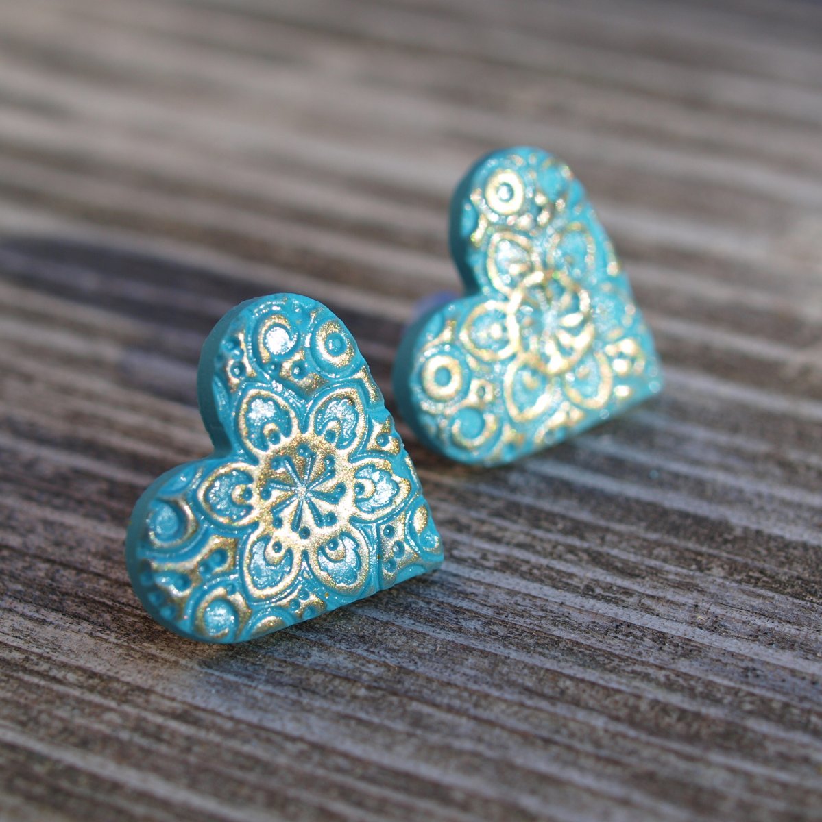 Puzetky - srdce tyrkysovozlaté