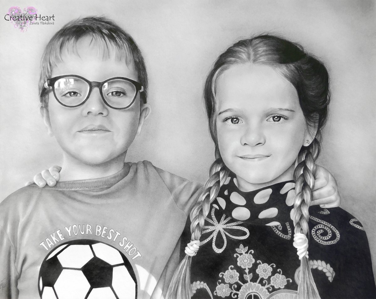 KRESBA skupinových i jednotlivých PORTRÉTŮ