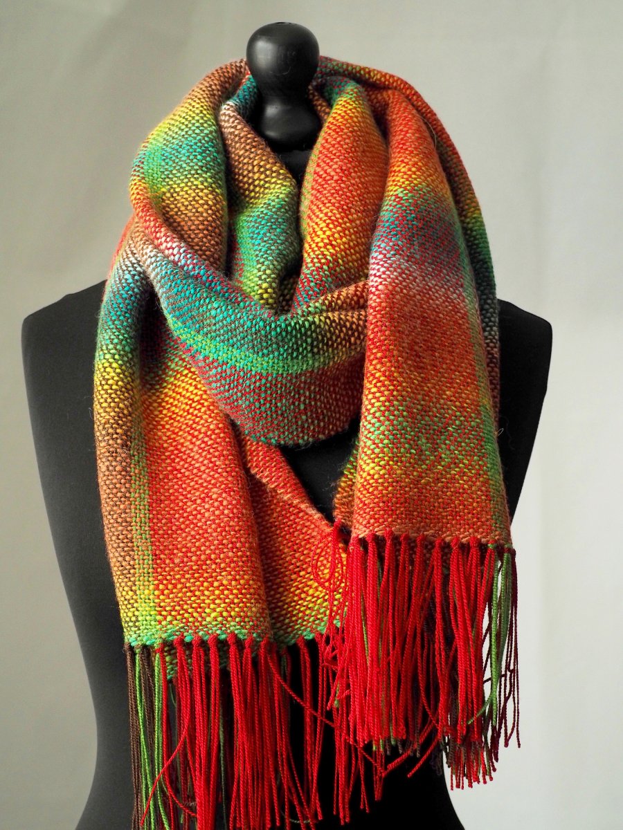 RUČNĚ TKANÁ ŠÁLA - PLÉD -DORINA 2