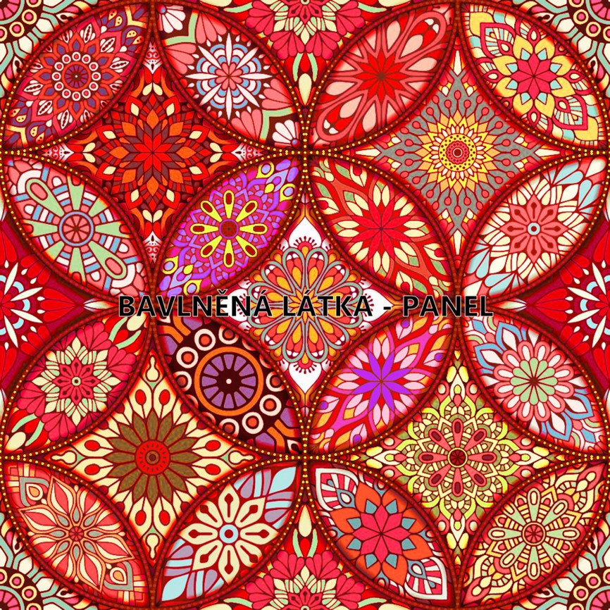 BAVLNĚNÝ PANEL - VELKÝ 35 X 35 cm MAN681