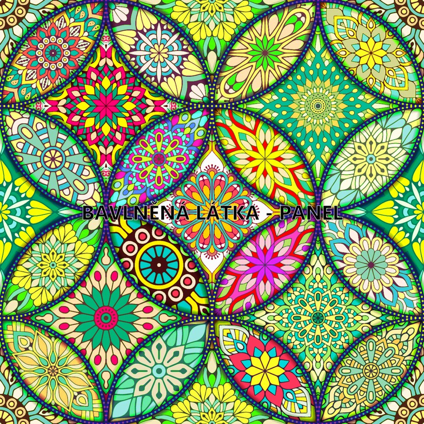 BAVLNĚNÝ PANEL - VELKÝ 35 X 35 cm MAN691